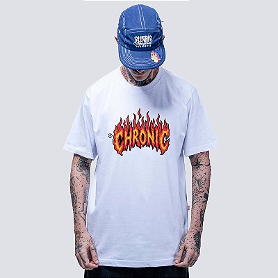 Camiseta Chronic Flame Original Branco