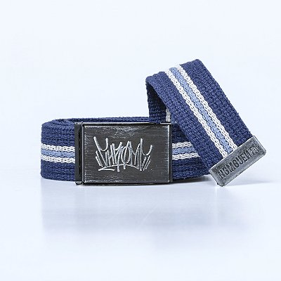 Cinto Chronic Fivela de Metal Tag World Advanced Azul