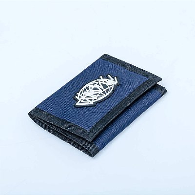 Carteira Chronic Fecho Velcro Azul