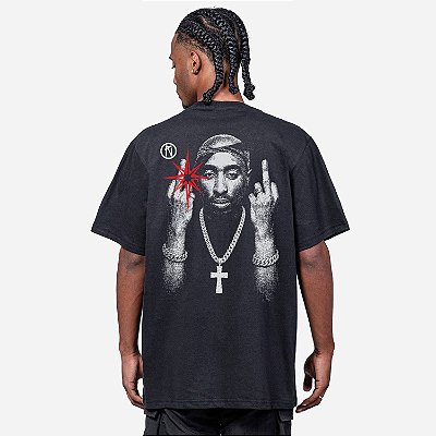 Camiseta Chronic Tupac Thug Orignal Preto