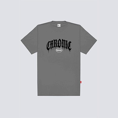 Camiseta Chronic Tupac Red Vision Cinza