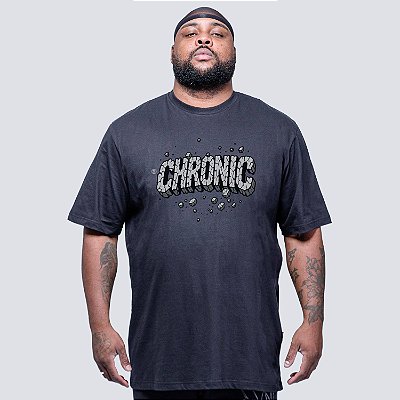 Camiseta Chronic Concrete Soul Plus Size Preto Original