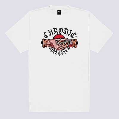 Camiseta Chronic Aperto Proibido Original Branca