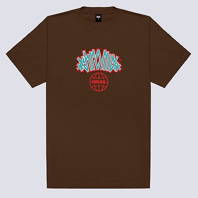 Camiseta Chronic World Chronic Original Marrom