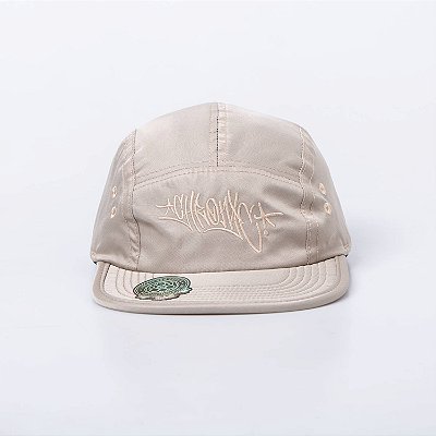 Boné Five Panel Chronic Aba Flexivel Logo Bordado Bege