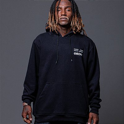 Moletom Chronic Logo Spray Preto Original