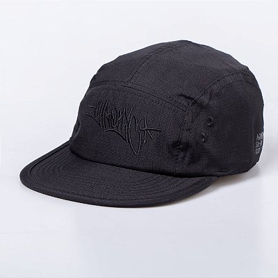 Boné Five Panel Chronic Aba Flexível Logo Bordado Preto
