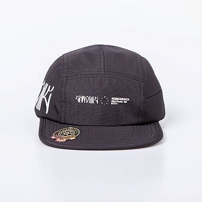 Boné Five Panel Chronic Silk  Lateral Original Preto