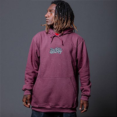 Moletom Chronic Algodão Logo Bordado Vinho