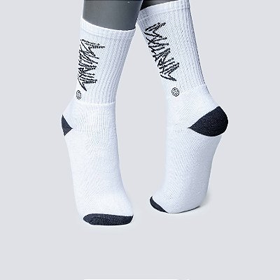 Meia Chronic Cano Alto Urban Classic Branca