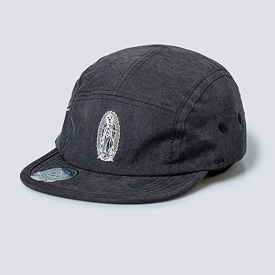 Bone Five Panel Chronic Aba Flexivel Preto Guadalupe Original