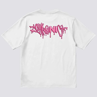 Camiseta Chronic Drip Pink Original Branca