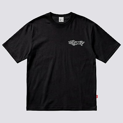 Camiseta Chronic Logo Graffiti Bordado Original Preta