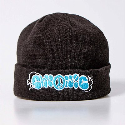 Touca Gorro Chonic Logo Bordado Preto