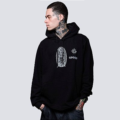 Moletom Chronic Algodão Guadalupe Preto Original