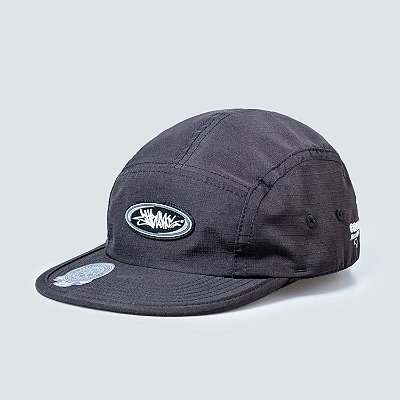 Bone Five Panel Patch Emborrachado Original Preto