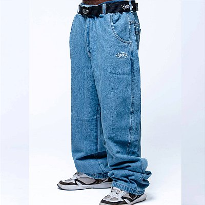 Calça Jeans Corte Reto Chronic Azul Original