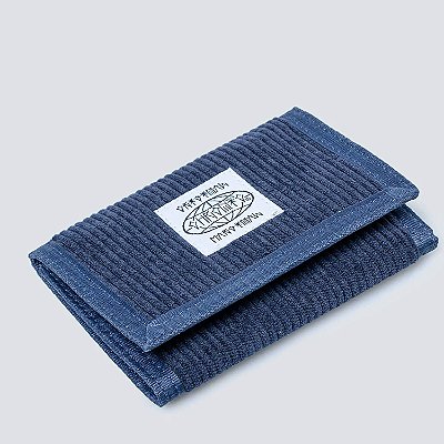 Carteira Chronic Veludo Fecho Velcro Azul