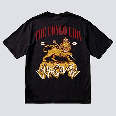 Camiseta Chronic Ponto De Equilibrio Lion Preta