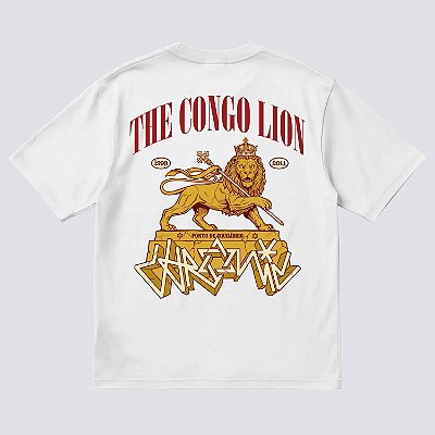 Camiseta Chronic Ponto De Equilibrio Lion Branco