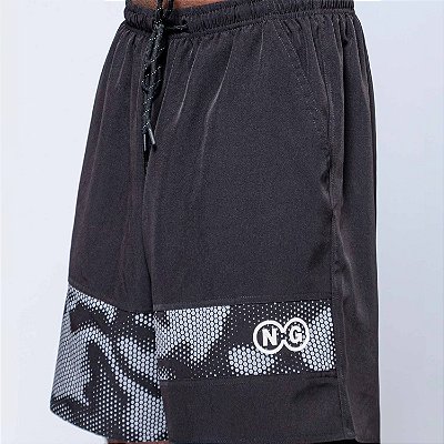 Bermuda Chronic Streetwear Pixel  Preto Original