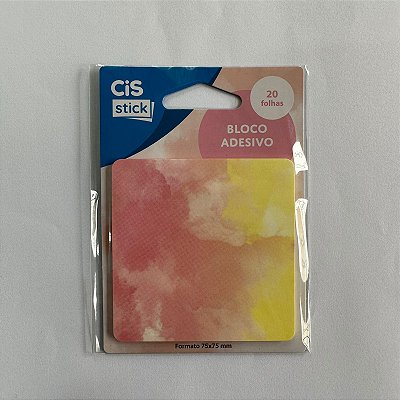 Bloco Adesivo Tie Dye Cis Rosa