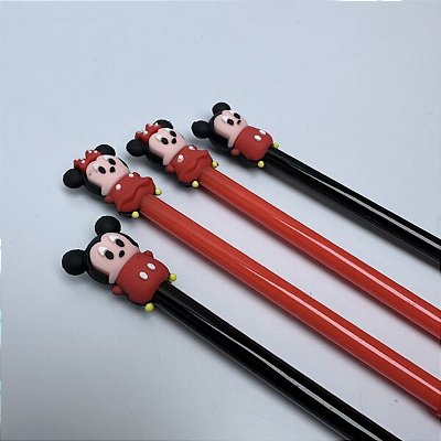 Caneta Fofa Mickey e Minnie Importada