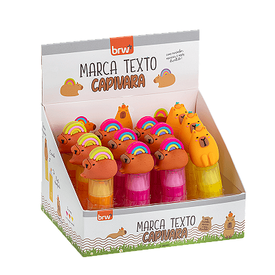 Marca Texto com Carimbo Capivara - BRW