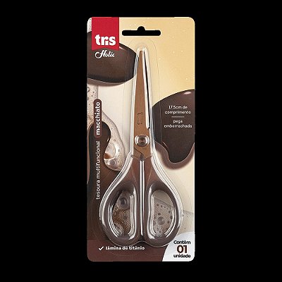 Tesoura Multifuncional Tris Macchiato 17,5cm