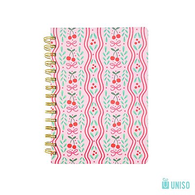 Caderno Espiral A5 Cereja Cherry Bloom
