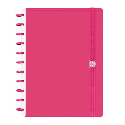 Caderno de Disco Capa Dura Iscool Pink G