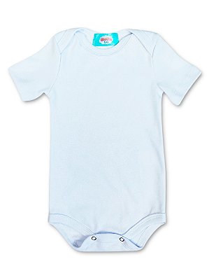 Body Infantil Branco Liso - Manga Curta