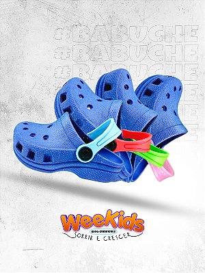 Sandália Babuche Azul Marinho Weekids Flexível