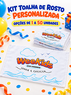 Toalha de Rosto e Mãos Personalizada