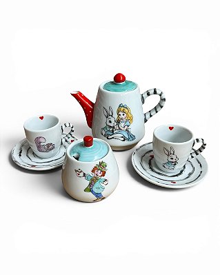Conjunto Café no País das Maravilhas