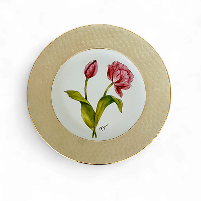 Prato Tulipa com Botão - peça única