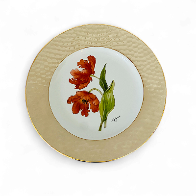 Prato Tulipas - peça única