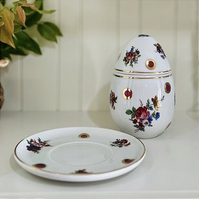 Bomboniere Ovo com pratinho