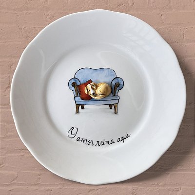 Prato-poema “O amor reina aqui”