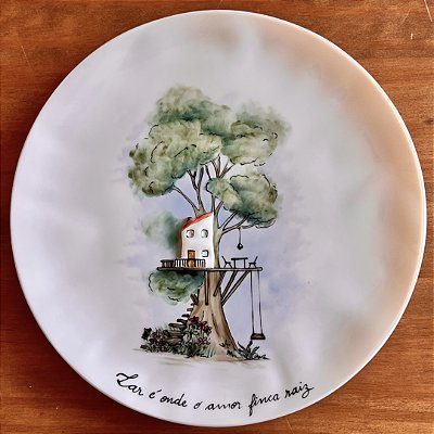 Prato-poema “Lar é onde o amor finca raiz - Varanda Suspensa”