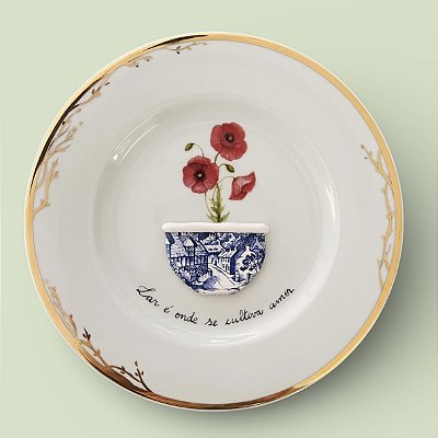 Prato-poema Lar é onde se cultiva amor