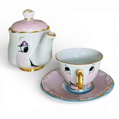 Conjunto A Bela e a Fera com 1 xícara - café