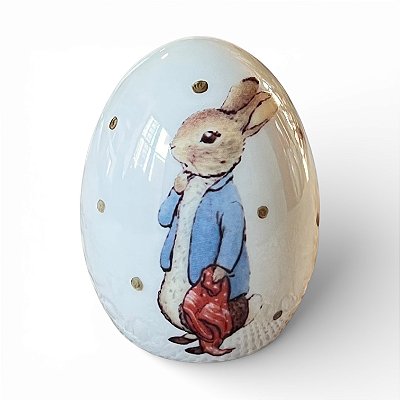 Ovinho Peter Rabbit - com manta vermelha