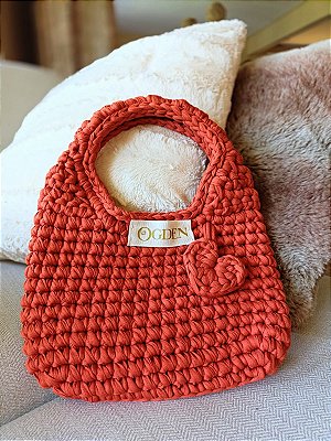 Bolsa de Crochê Terracota
