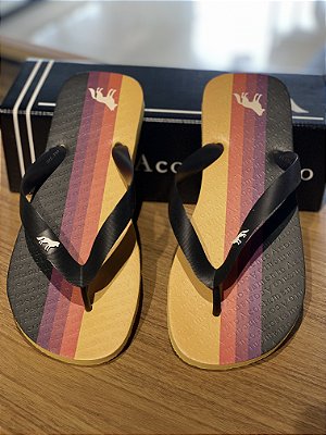 Chinelo Acostamento  amarelo