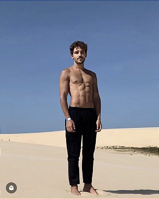 Calça em cambraia( Linho/viscose )