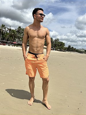 Short surf retrô laranja