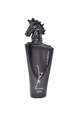 Maahir Black Edition Lattafa Eau de Parfum Unissex 100ml