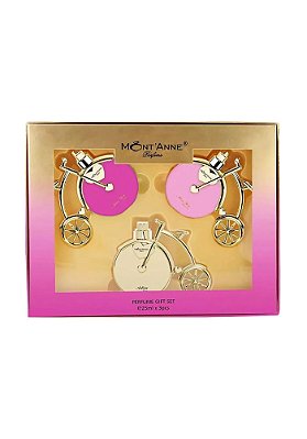 Kit Mont´Anne Parfums Unissex Miss You Luxe + Miss You Glamour + Adieu Luxe 25ml