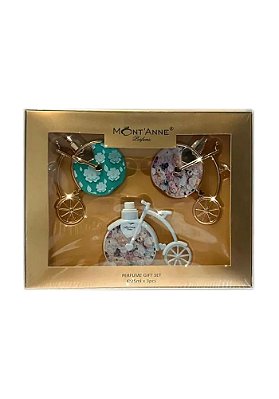 Kit Mont'Anne Parfums Feminino Beauty Flower Luxe + With Love Luxe + With Love Glamour 25ml